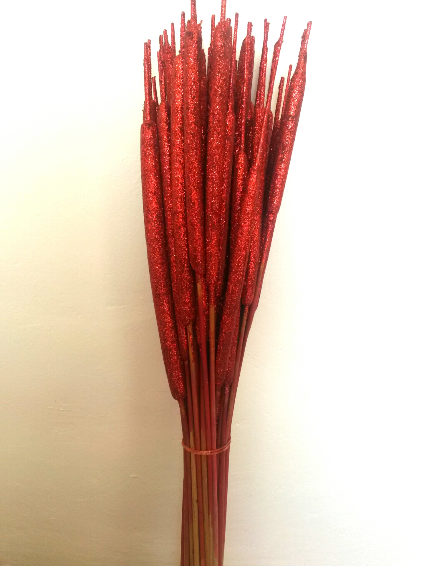 Reed spandix glitter červená