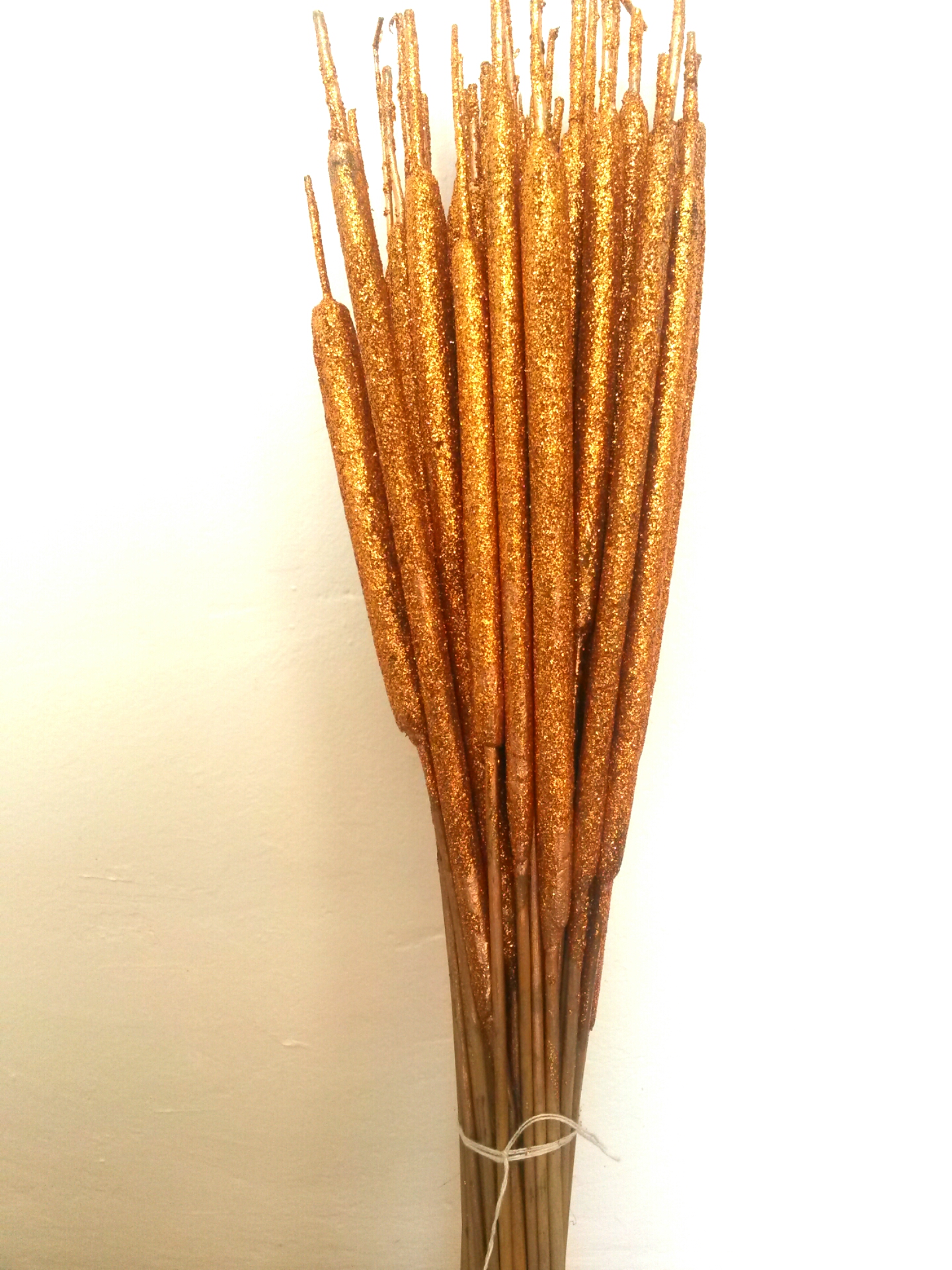 Reed spandix glitter měděná