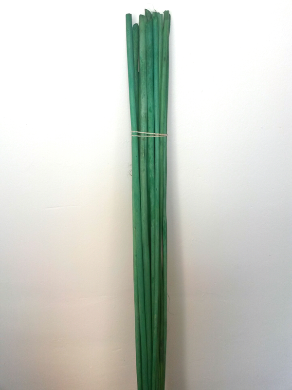 Jute stick zelená 100 cm