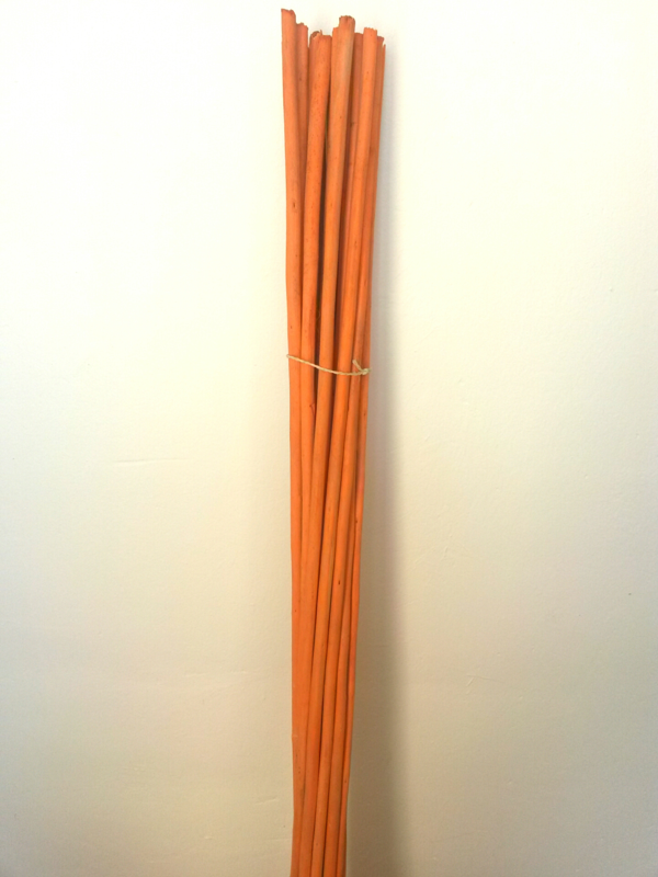 Jute stick oranžová 100 cm