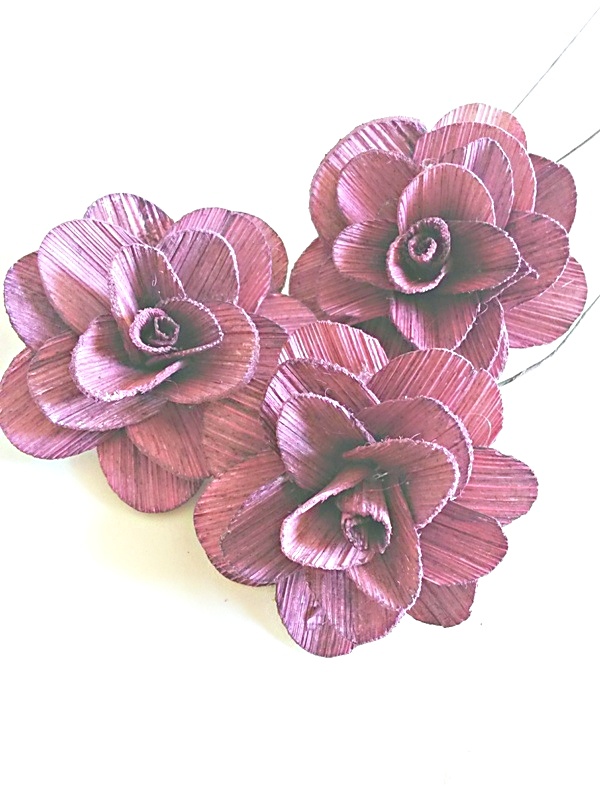 Beetel Rose 8 cm stopka fialová