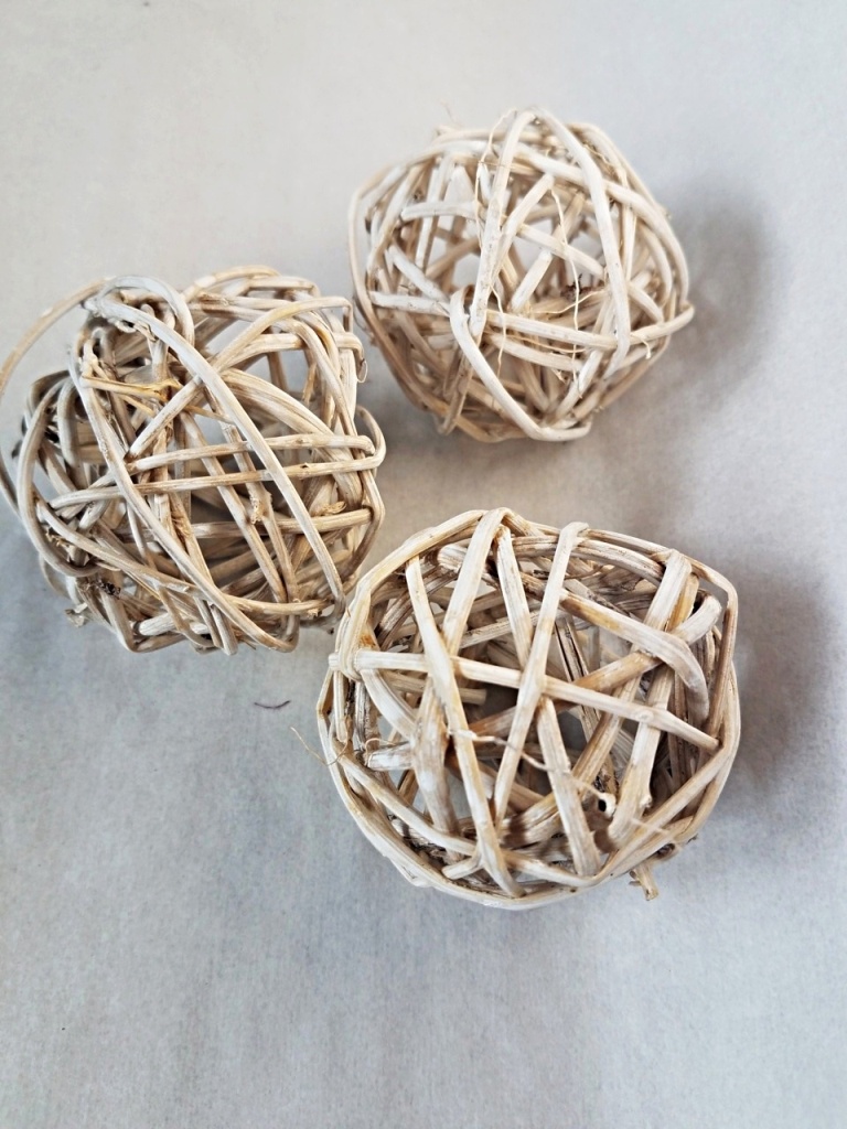 Lata ball 6 cm natural stonewash