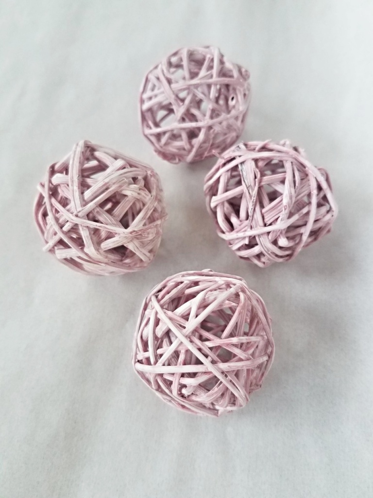 Lata ball 4 cm lila stonewash