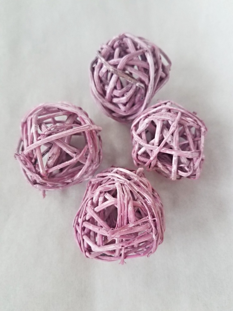 Lata ball 4 cm purple stonewash