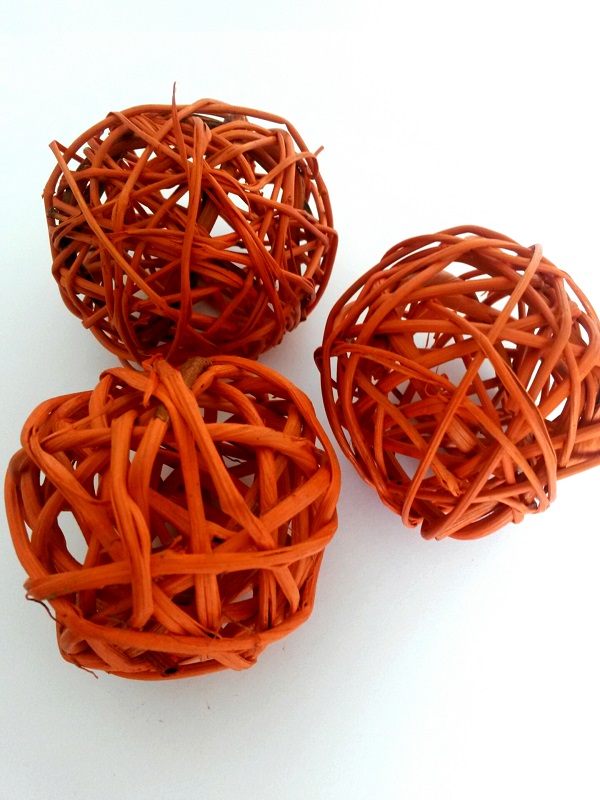 Lata ball 6 cm oranžová