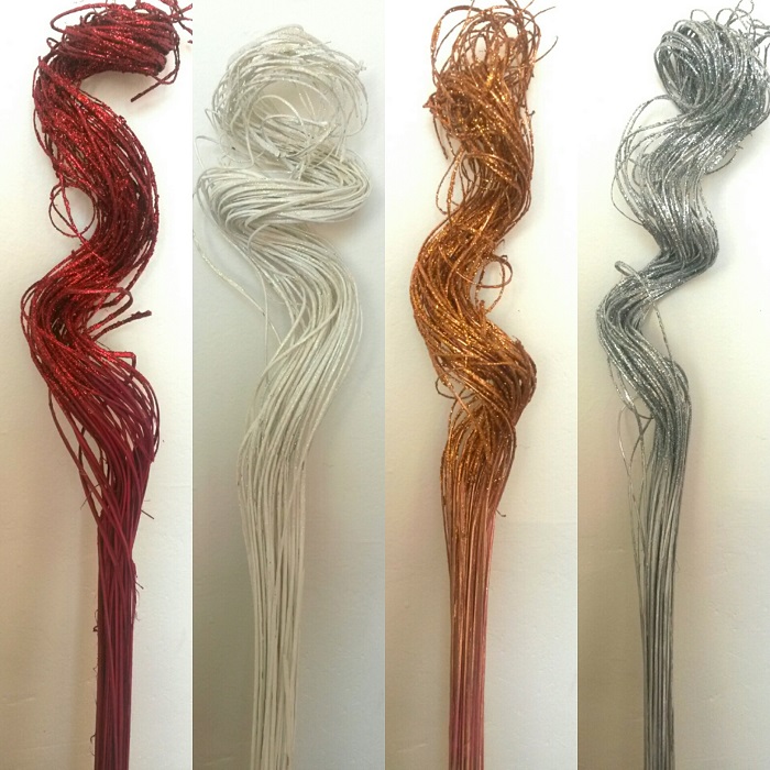 Curly Ting Ting glitter color 85 cm SLEVA