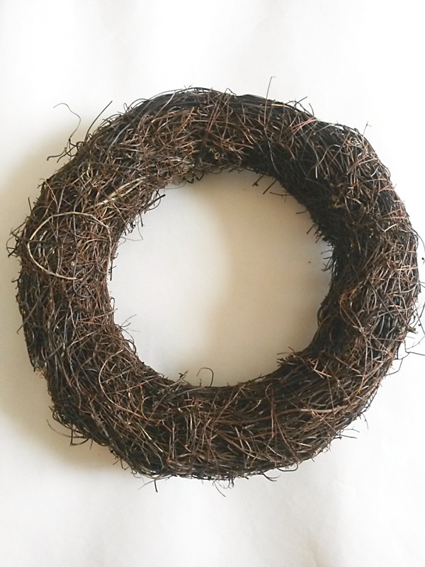 Věnec proutí natural 25 cm