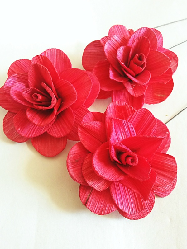 Beetel Rose 8 cm stopka červená