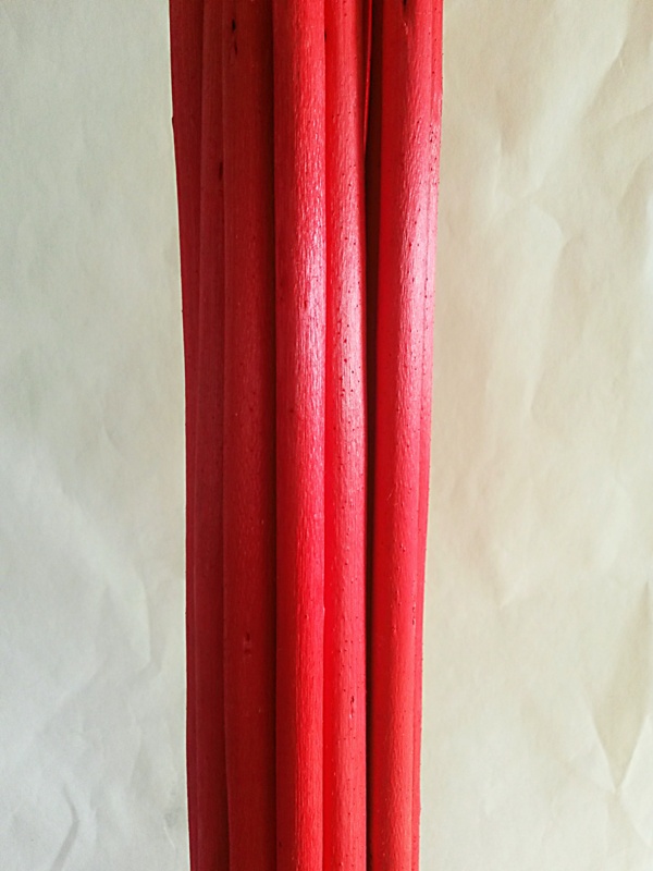 Jute stick 100 cm červená