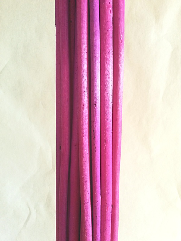 Jute stick 100 cm fuchsia light