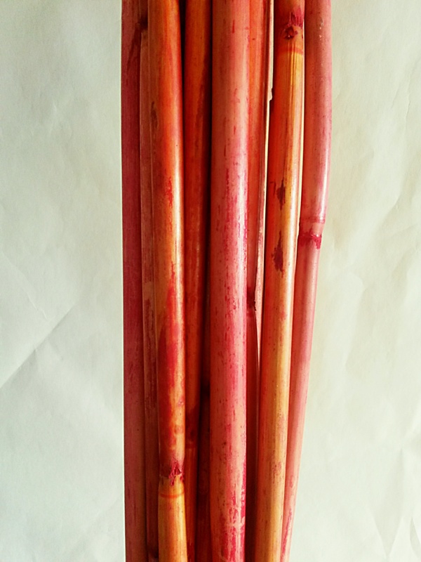 Bamboo wood stick 100 cm červená