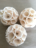 Sola crape ball 6 cm natural