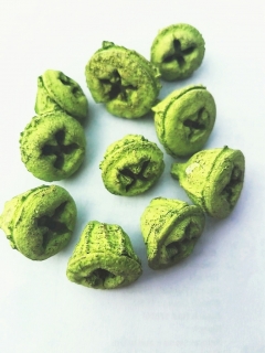 Eucalyptus pod green painted