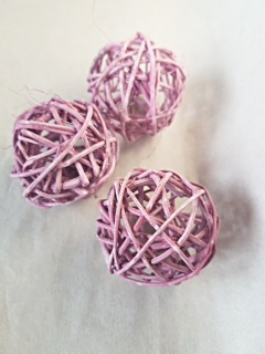 Lata ball 6 cm purple stonewash