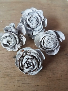 Cedar rose mix velikostí paint white