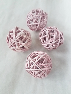 Lata ball 4 cm lila stonewash